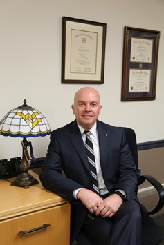 Dr. Richard Thomas earned both dental and medical school degrees from WVU.
